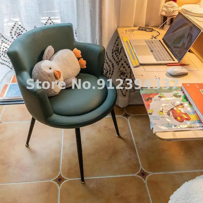 Компьютерное кресло для дома удобный сидячий стул одного человека макияжа учебы