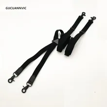 Черный 4 крюк эластичная подвеска ремень мужской и wo мужской плечевой ремень повседневный X Тип черный четыре крючка задняя полоса пропускания 2 см