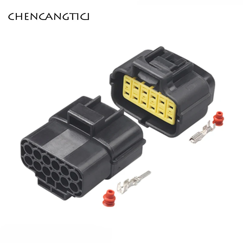 Автомобильный водонепроницаемый Сенсорный усилитель Denso 12 Pin way Male Female