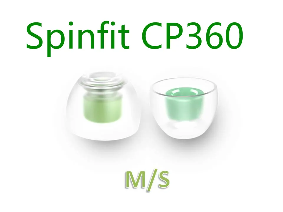

SpinFit CP360 3.6MM High Quality Silicone Eartips for Ture Wireless In-ear Earphones(SS S M L S/SS M/S L/M)