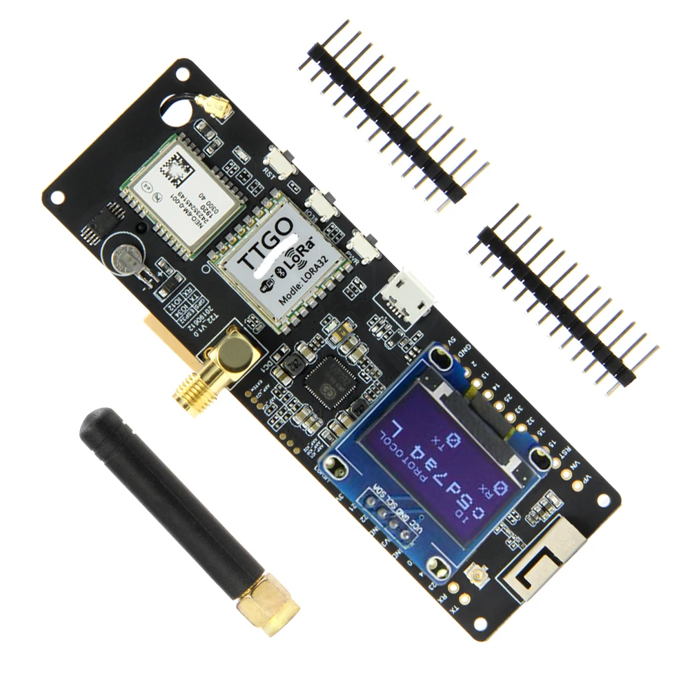 4 шт. ESP32 433 МГц Lora32 T-Beam WiFi беспроводной bluetooth-модуль ESP 32 gps NEO-6M SMA LORA 32 18650 Держатель батареи с OLED