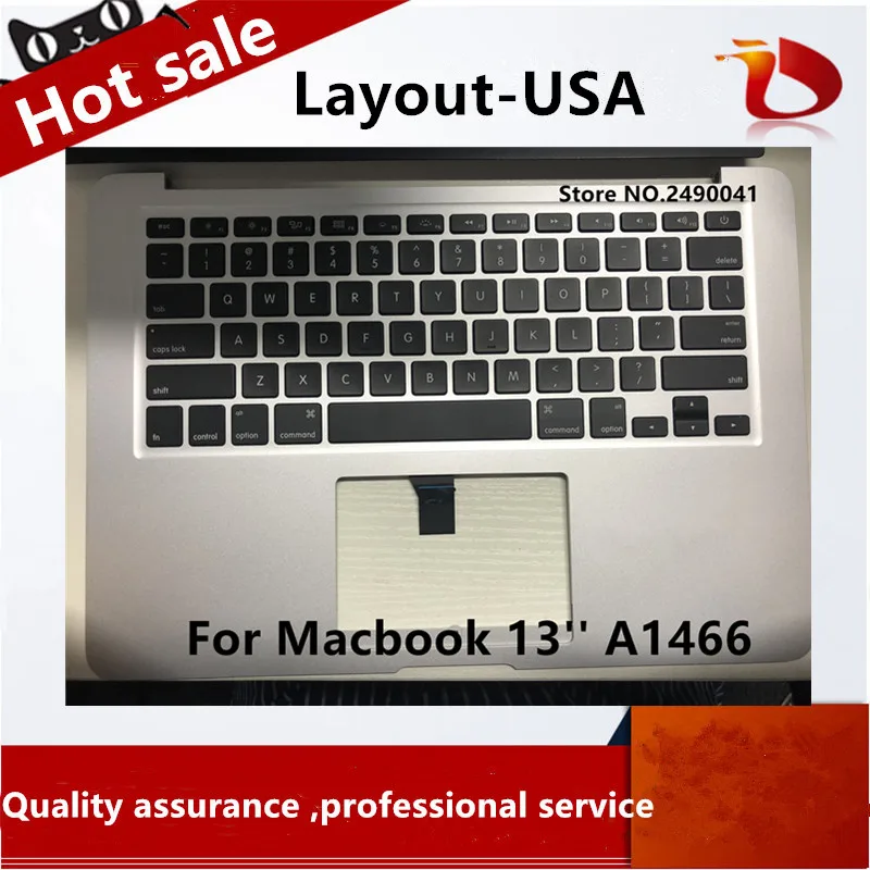 New TopCase for font b MacBook b font Air 13 A1466 with Keyboard Backlight US 2013