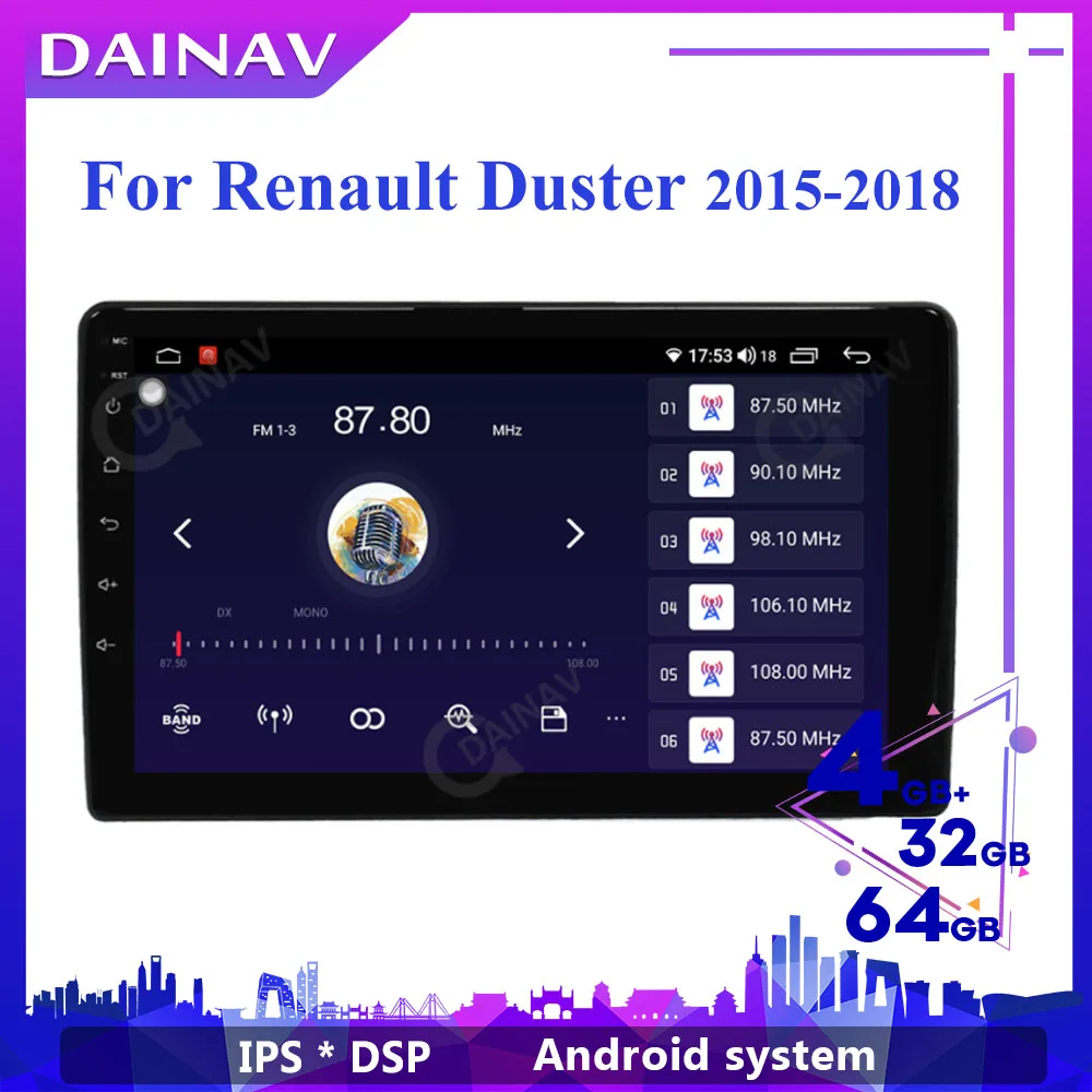 US $364.98 Android Tesla Style Car Radio GPS Navigation For Renault Duster 20152018 Auto Multimedia DVD Player
