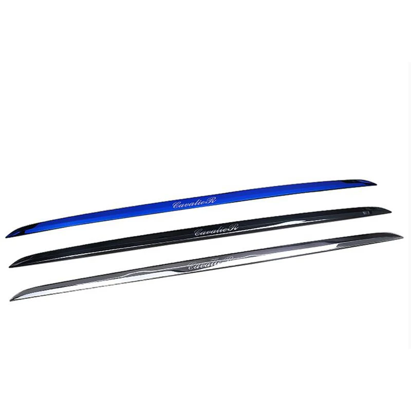 

Apply only for Chevrolet Cavalier rear bumper moulding refit stainless steel rear trunk moulding rear tailgate scuff strip