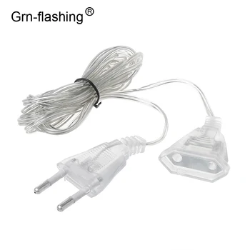 

3M EU US Power Extension Cord Power Extension Cable Plug forChristmas Lights Holiday Fairy Lights String Outdoor Home Decoration