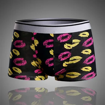 

5PCS LOT 18 Multi Fashion Underwear Men Boxers Underpants Sexy Print Man'S Pants Cuecas Boxer Shorts Man Masculinas Calzoncillos