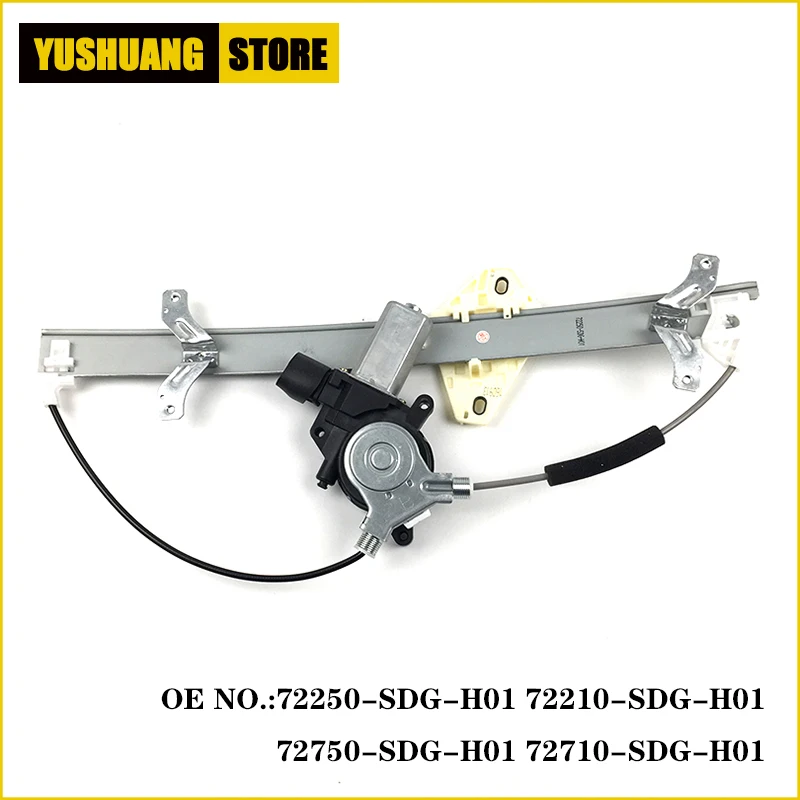 Obaee 741-644 Front Left Driver Side Power Window Regulator & Motor Assembly Compatible With