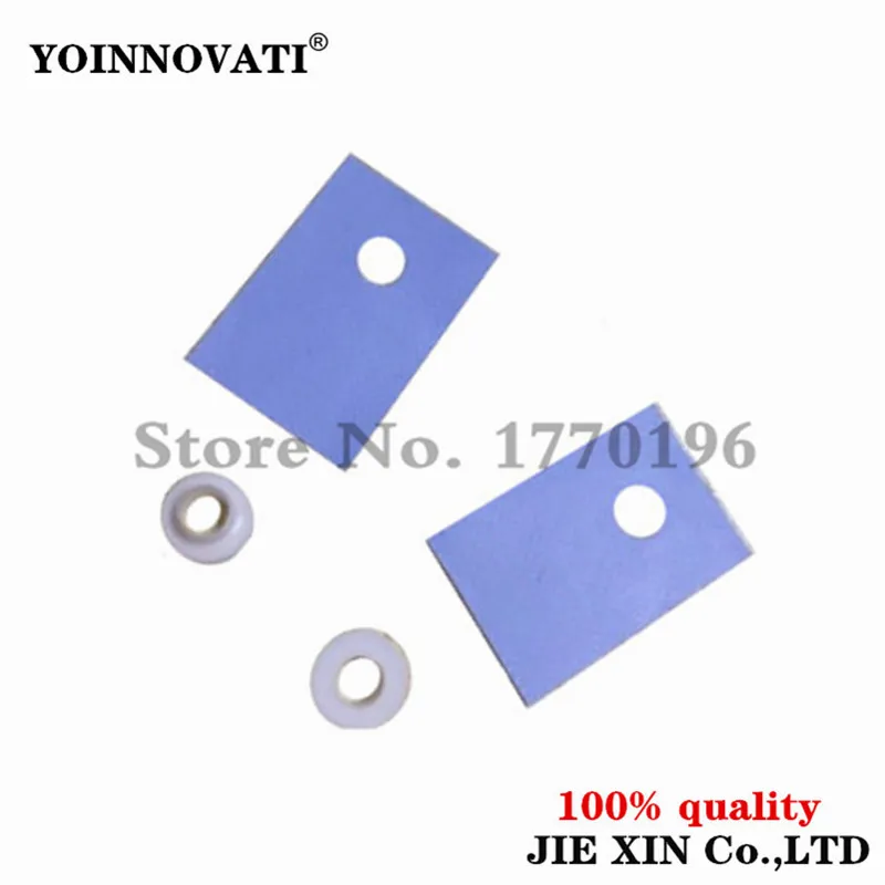 100PCS TO-220 Transistor Plastic Washer Insulation + Pads Silicone Best quality. | Электронные компоненты и