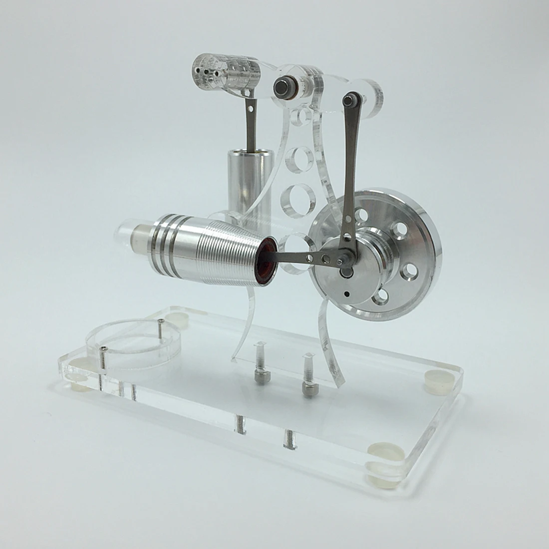 

DIY Single Cylinder Stirling Engine Model Generator Micro External Combustion Engine Stem Model - Parallel