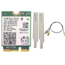 5dBi двухдиапазонный беспроводной MHF4 UF. L антенны комплект+ для Intel 9560 9560NGW 1,73 Гбит/с Wifi 802.11ac Bluetooth 5,0 карты Windows 10