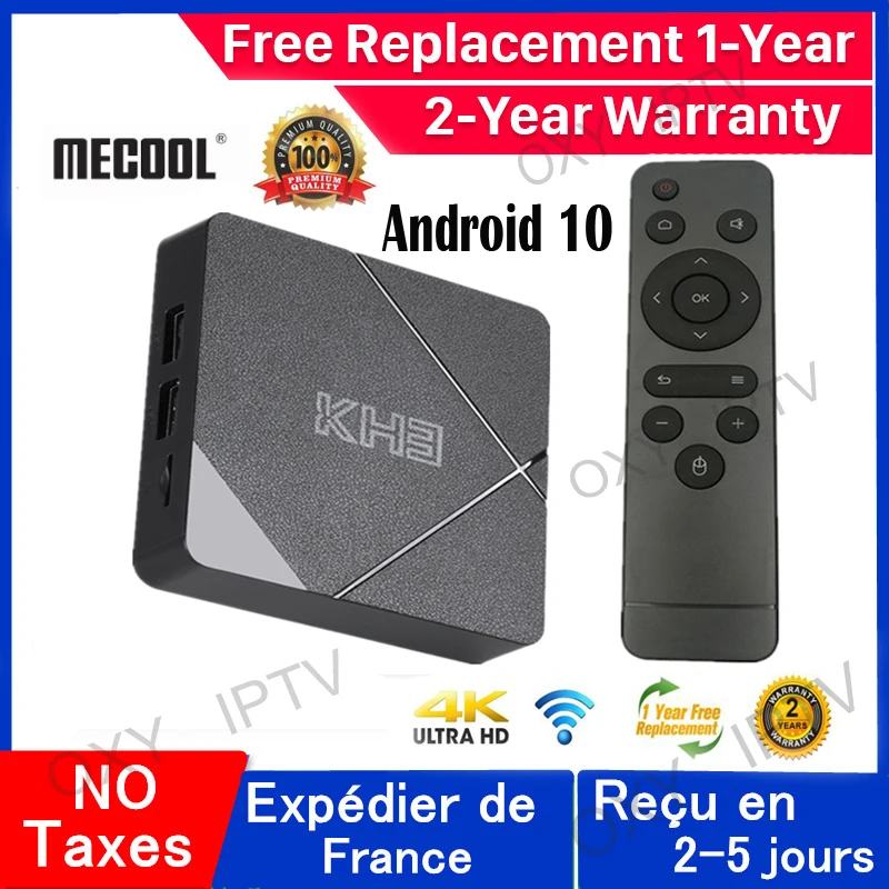 Умная iptv-приставка Mecool KH3 Android 10 четырехъядерный Allwinner H313 2 ГБ 16 медиаплеер