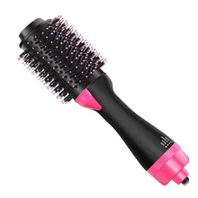 2 в 1 профессиональный фен для завивки волос, вращающаяся щетка для завивки волос, фен и валики для объема, гребень для волос, инструменты для укладки