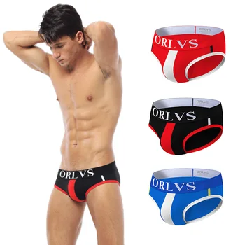 

Men Underwear Men Briefs Men Bikini Soft High Quality Cueca Cotton Comfortable Underpants Breathable U Pouch Sexy Gay