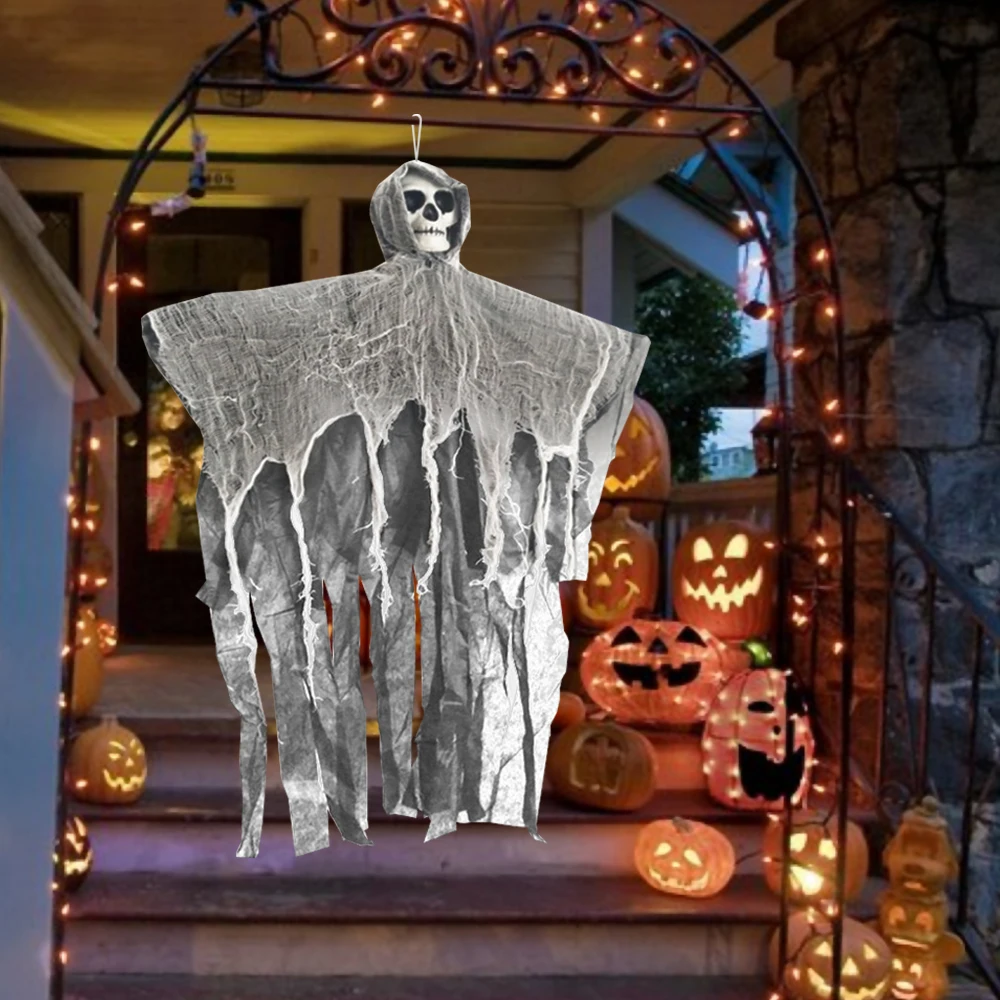 

Halloween Hanging Floating Skeleton Ghost Halloween Costume Decoration Shaking Ghost Hanging Decorations For Yard Party Bar