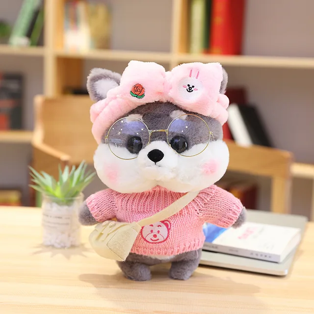 30cm Cartoon Lovely Shiba Inu Dog Cosplay Dress Up Plush Toys Stuffed Cute Animals Dog Soft Pillow For Baby Kids Birthday Gifts 4
