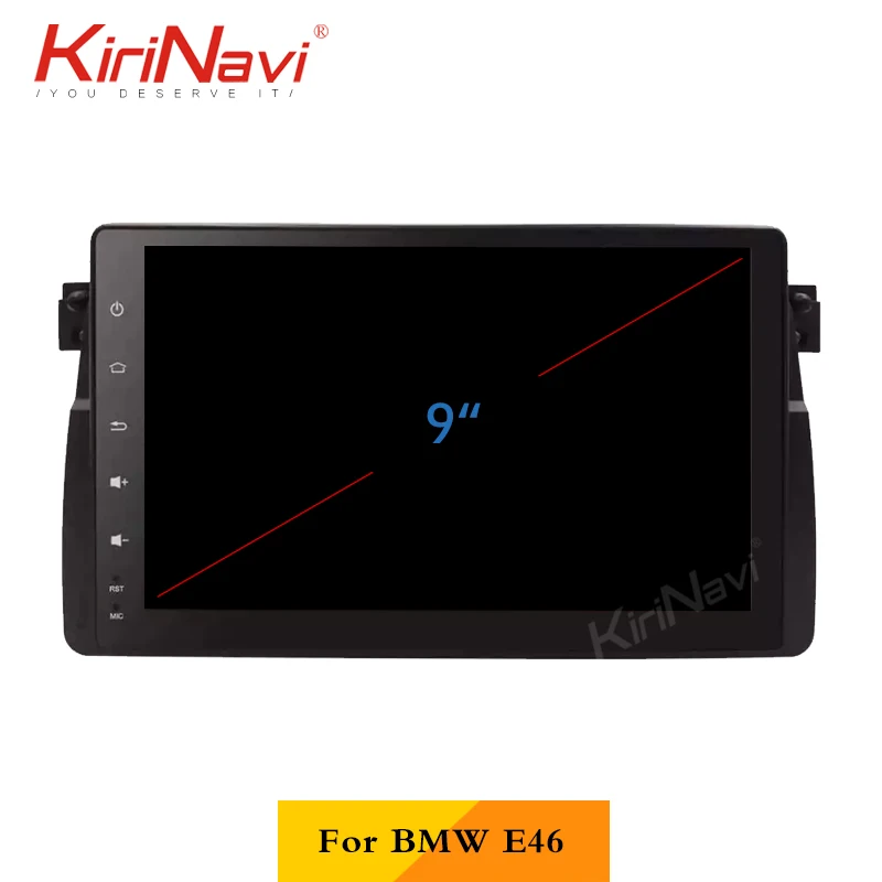 Cheap KiriNavi Android 8.1 Car Radio DVD Navigation For BMW E46 M3 318i 320i 325i Android Car Radio Gps Multimedia 1998-2006 WIFI 4g 1
