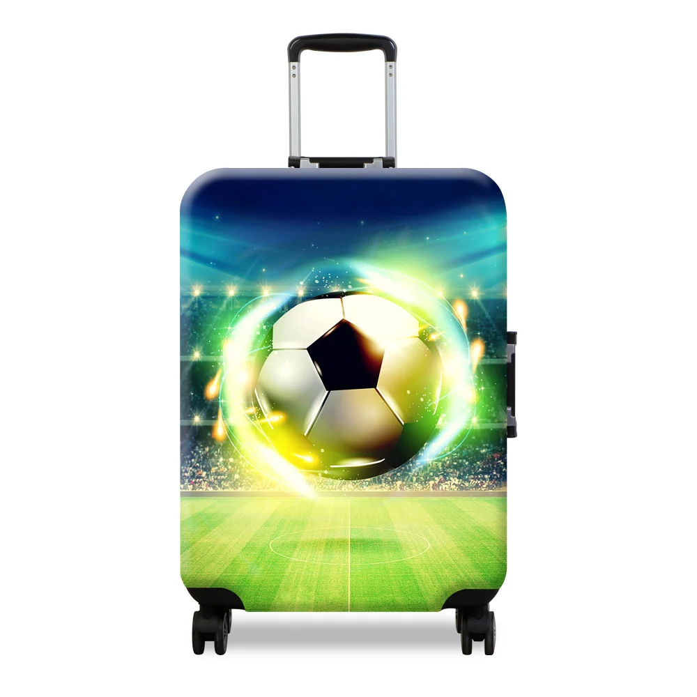 Design 7 Защитный чехол для чемодана Footbally, чехол для чемодана для путешествий, чехол для чемодана, аксессуары для путешествий, подходит для 18-32 дюймов, чехол для сумки - Цвет: Design 7