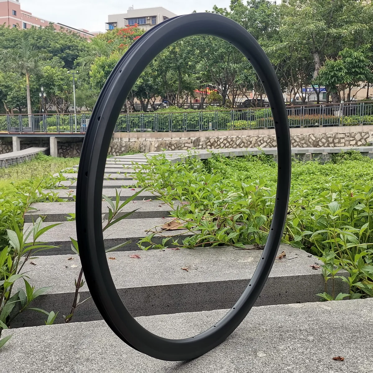 700C 도로 자전거 탄소 섬유 림 V 브레이크 튜브리스 관형 25mm 너비 30 35 40 45 55 60mm 깊이 초경량 맞춤형, 자전거 탄소 섬유 림 튜브리스 튜블러 튜브리스