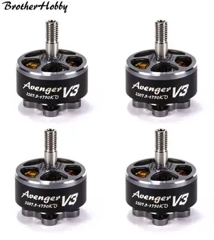 

4pcs BrotherHobby Avenger 2207.5/2306.5 V3 Motors 5-6S Brushless Motor FPV Racing RC Quadcopter Drone Models