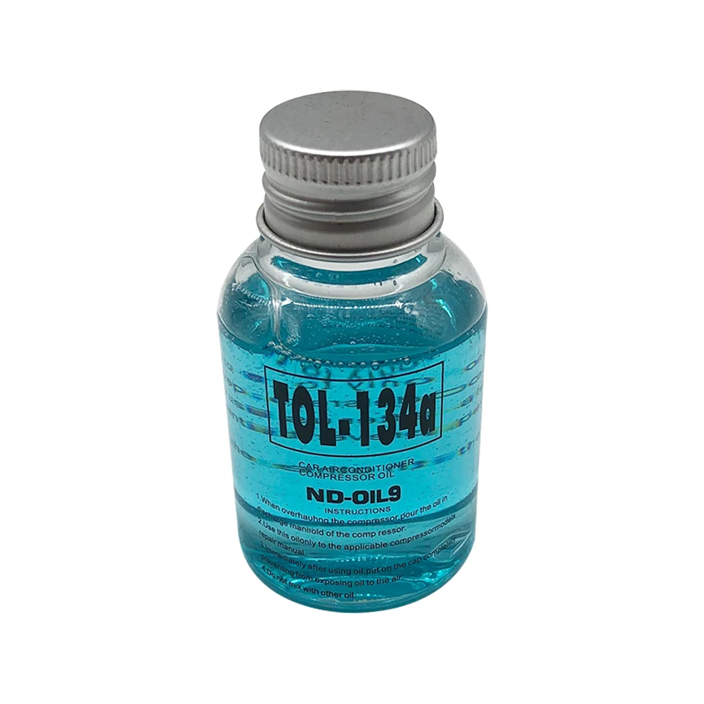60G Refrigerant Oil R134A Refrigerating Machine Oil Compressor for Automobile Truck Bus Automobile Air Conditioning System
