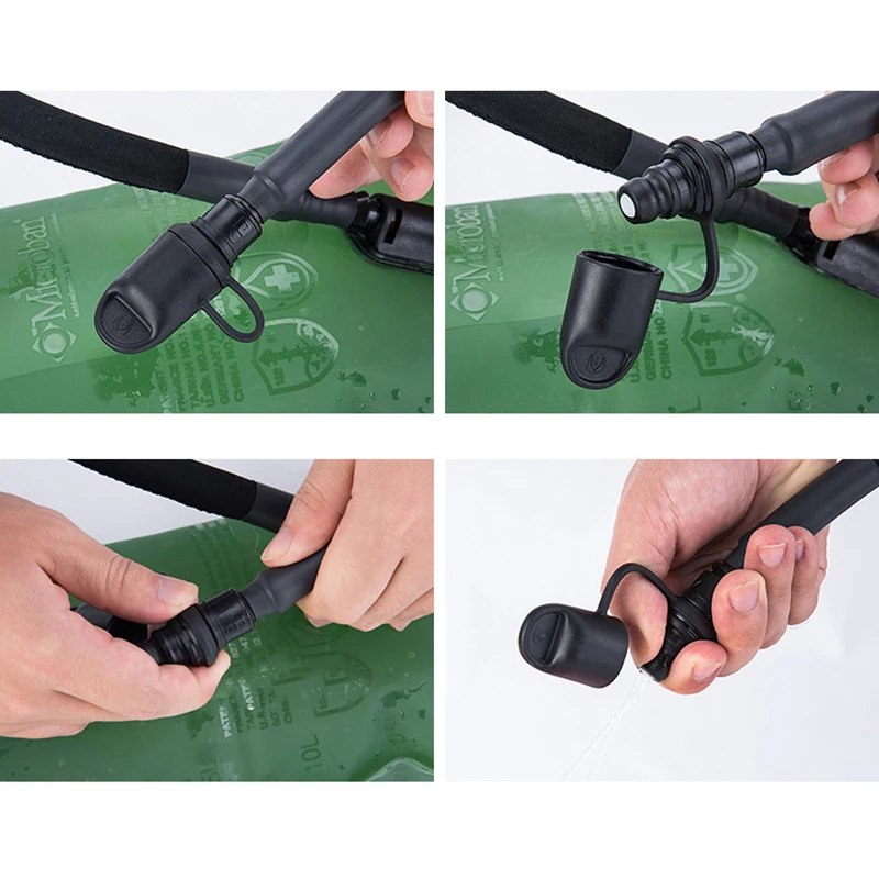 

Cycling Water Bladder Bag 3L Green Flask Hydration Outdoor Portable Marathon Packs Running