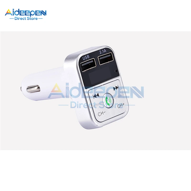Автомобильный Bluetooth MP3 плеер Авто fm-передатчик Беспроводной Громкая связь аудио приемник 2.1A двойной USB быстрое зарядное устройство автомобильные аксессуары