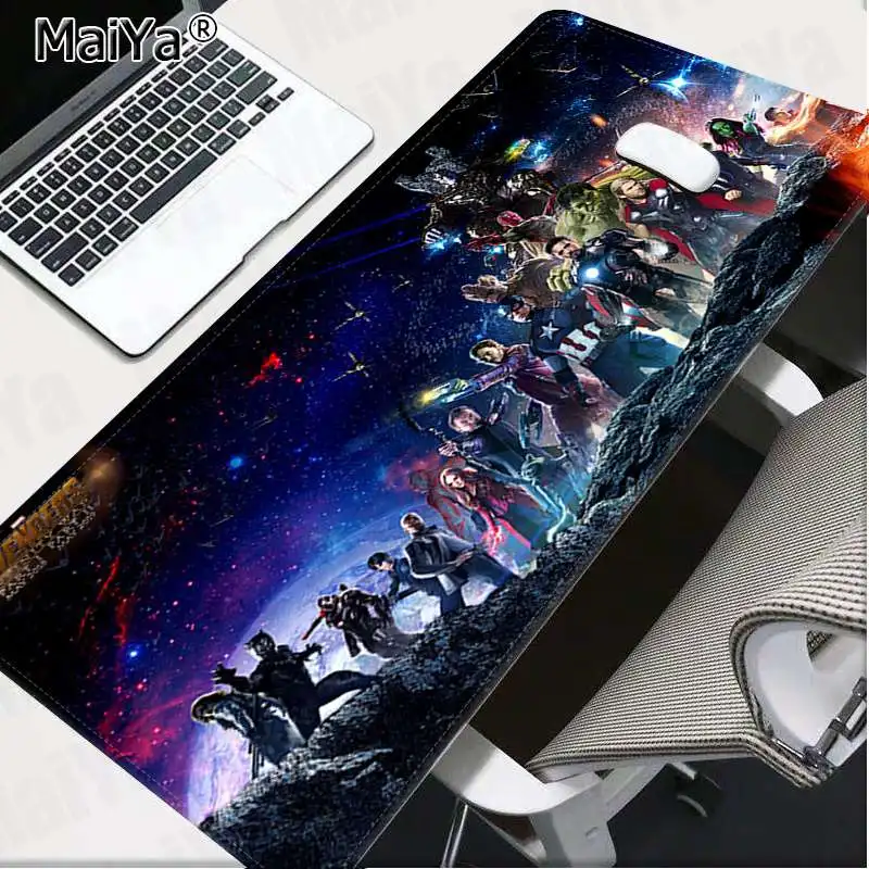 Коврик для мыши Maiya The Avengers movie Locking Edge версия для игры скорость/контроль большой игровой коврик для мыши
