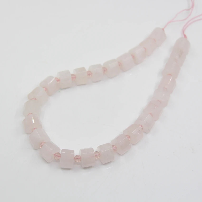 10 Stone Choice,Natural Gems Heart Shaped Space Beads,Apatite/Labradorite/Amazonite/Crystal Rondelle for Bracelet Jewelry Making