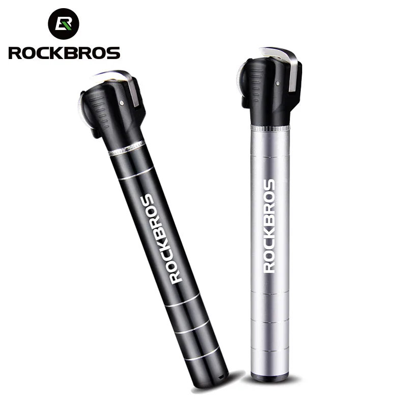 ROCKBROS Bicycle Pump Mini Portable Light Aluminum Alloy Bike Pump Presta Schrader Valve MTB Road Cycling Air Tire Inflator Pump ROCKBROS Bicycle Pump Mini Portable Light Aluminum Alloy Bike Pump Presta Schrader Valve MTB Road Cycling Air Tire Inflator Pump