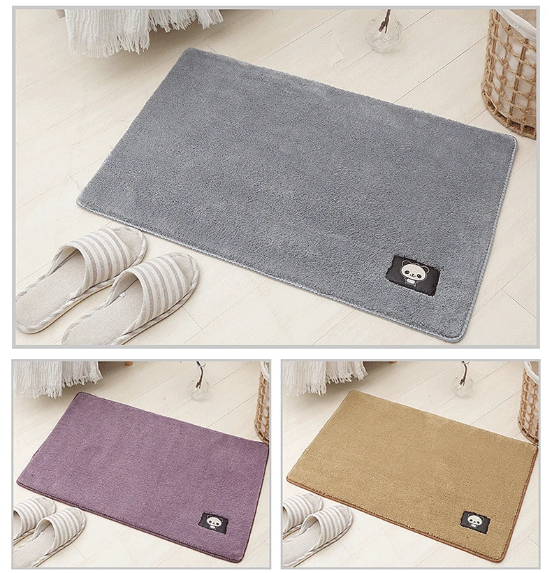nordic doormat Bathroom Set shaggy non-slip  kitchen rug custom made (3)