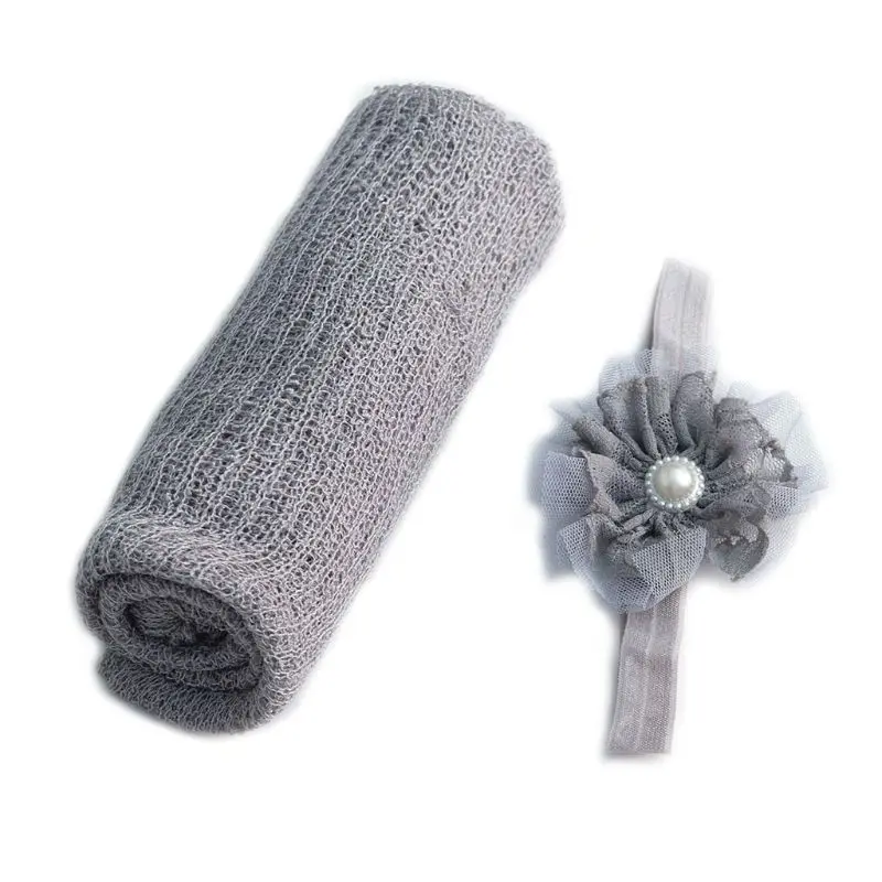 2 шт./компл. креативная Детская фотография обертывание бандана Набор новорожденных Фото пеленание полотенце с тиара CORB