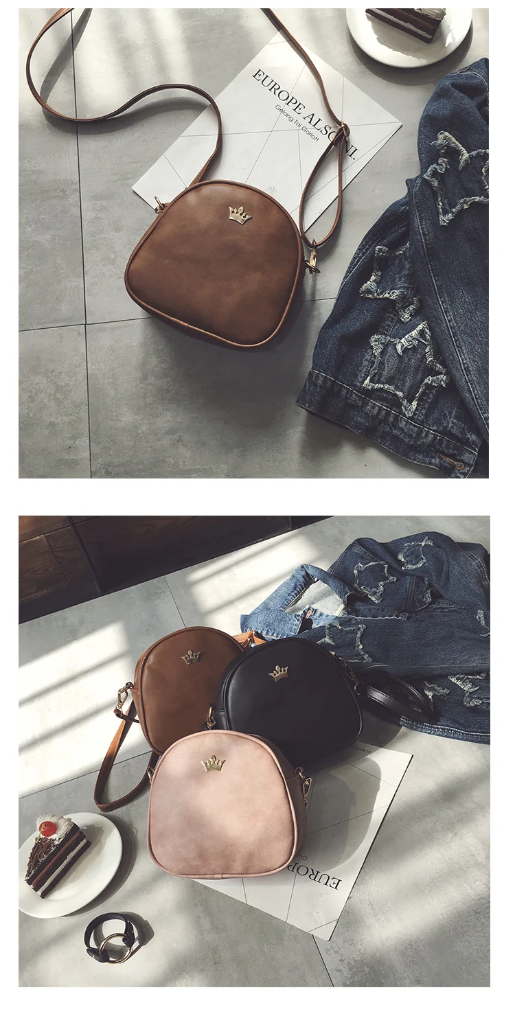 Сумки для женщин, новинка, сумка через плечо, модная сумка, Сумочка для телефона, кошелек, Императорская корона, из искусственной кожи, женская маленькая сумка через плечо