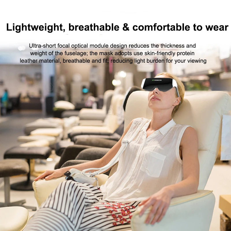 4K VRHeadset AI08 Giant Screen StereoCinema 3D IMAXGlasses ProVirtualReality Glasses All-in-OneProtectiveCover Smartwat 2