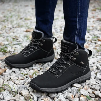 

Men Hiking Shoes Waterproof Leather Shoes Climbing & Fishing Shoes New Popular Outdoor Shoes Couple models High Top Winter Boots