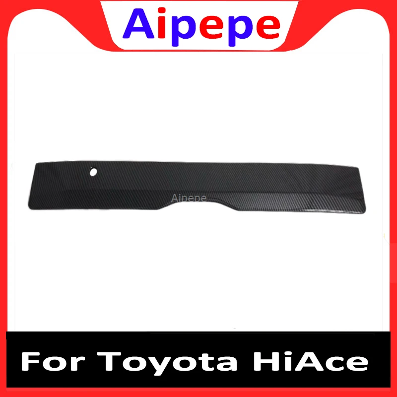 Для Toyota HiAce Granvia Commuter 2019 2020 хромированная отделка Задняя Крышка багажника полосы