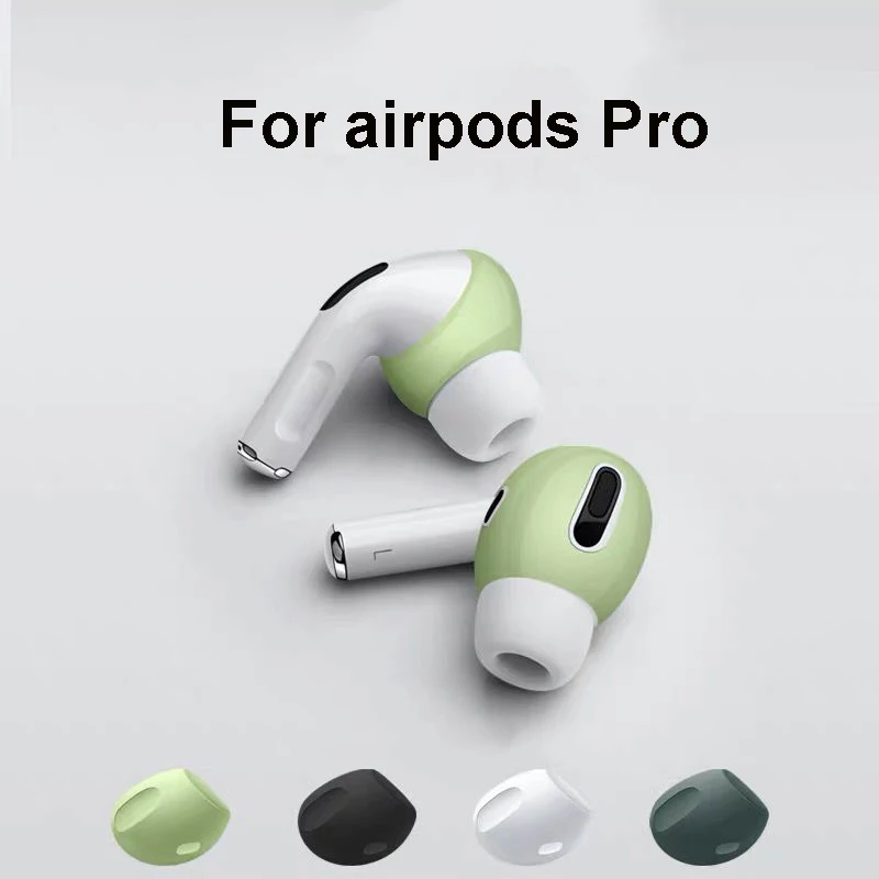 Силиконовый чехол для Apple airpods Pro 1 2 накладки наушников вкладыши air pod 3 аксессуары