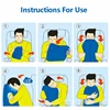 Inflatable Travel Pillow Office Nap Pillow Portable Cushion Neck Pillow Airplane Flight Outdoor Sleeping Bag Train Pillow Sleep 6