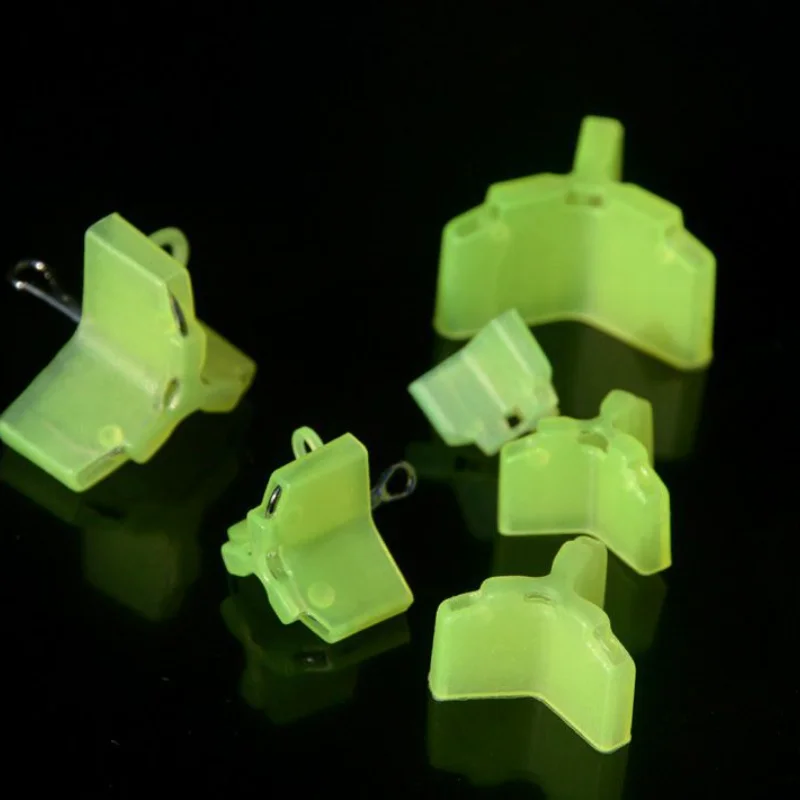 60Pcs Polyethylene 1# 2# 3# 4# 5# Fishing Treble Hooks Safety Protector Holders Case Bonnets Hooks Covers Case Black/Green