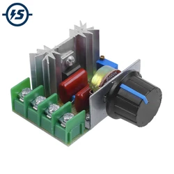 Régulateur de tension AC 220V 2000W, variateur de vitesse du moteur, régulateur de température, interrupteur, Thermostat, moniteur 