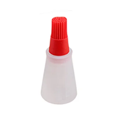 Силикон для мёда для масла бутылочка с кисточкой для приготовления барбекю выпечки блинов инструменты для барбекю Кухонные аксессуары бутылки для хранения C1151 c - Цвет: Красный