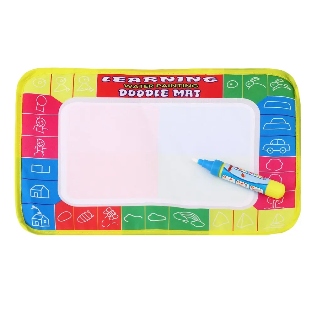 OCDAY Fun Kids Baby Add Water Write Draw paint Вода Рисование холст волшебный коврик с волшебной ручкой кисти подарок Рождество