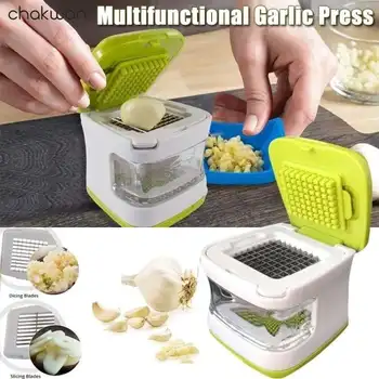

Garlic Press Plastic Portable Ginger Crusher Peeler Squeezer Manual Garlic Chopper Mincer Vegetable Tools Chopper Kitchen Tools