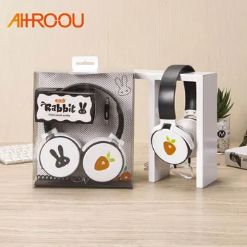 

High Quality stereo bass Kids headphones With Microphone Music Earphones Children Cute Headsets Foldable Portable Free Shipping