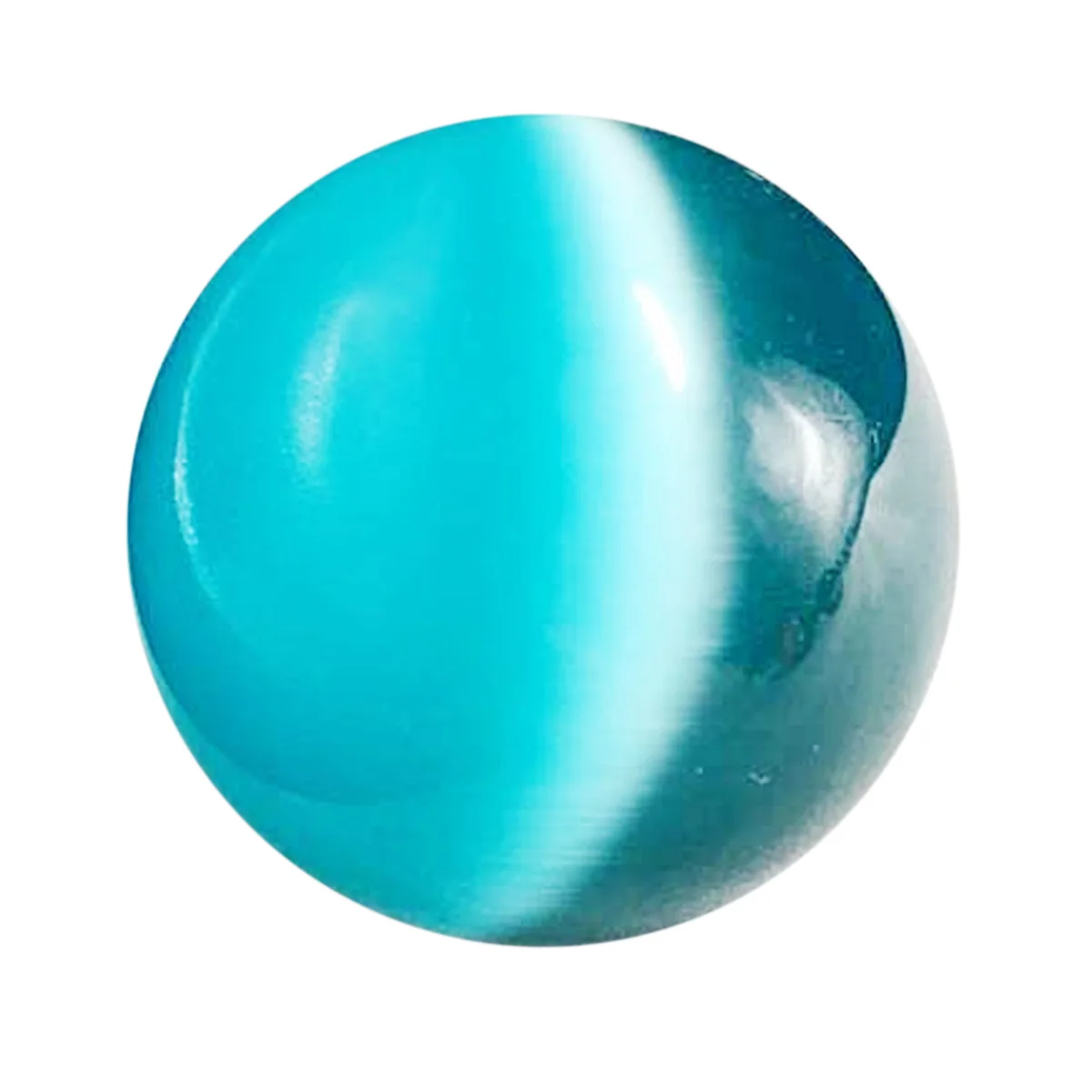 40 мм синий Кошачий глаз опал камень шар натуральный кварцевый кристалл хрустальный шар феншуй шар камень для дома спальни офиса украшения подарок
