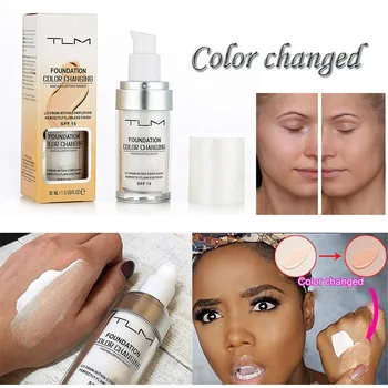 

Temperature Color Changing Foundation Concealer Cream Moisturizing Makeup Base Cover HJL2019