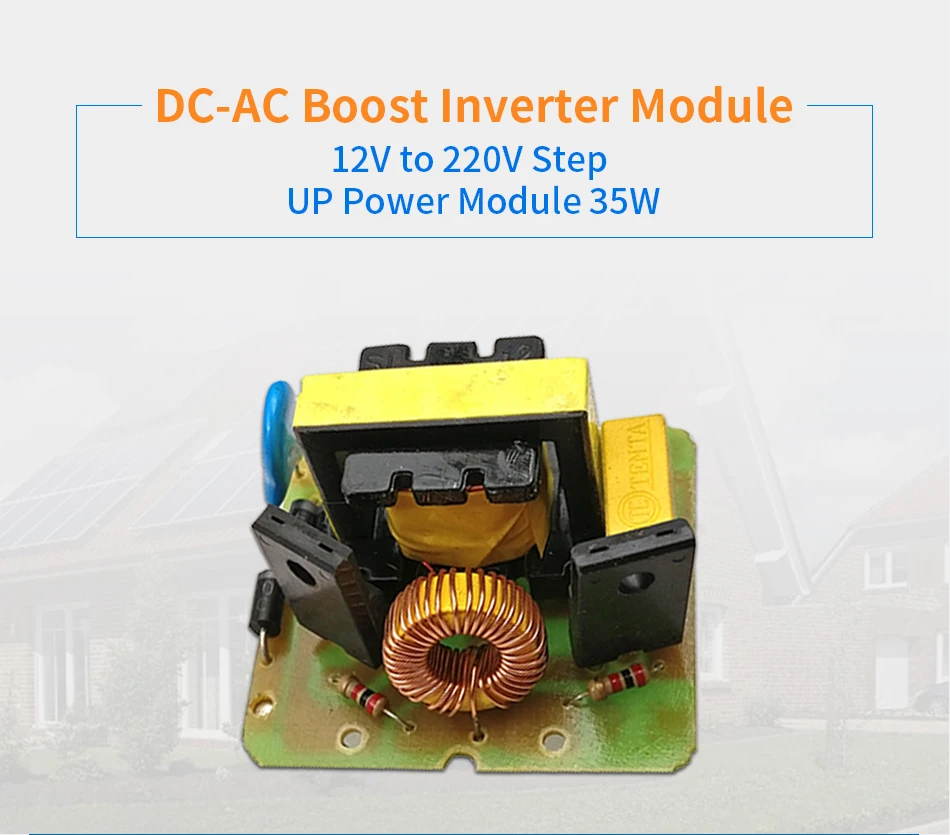 DC-AC Inverter DC 12V to 220V Boost 35W Step UP Power Module Board AU