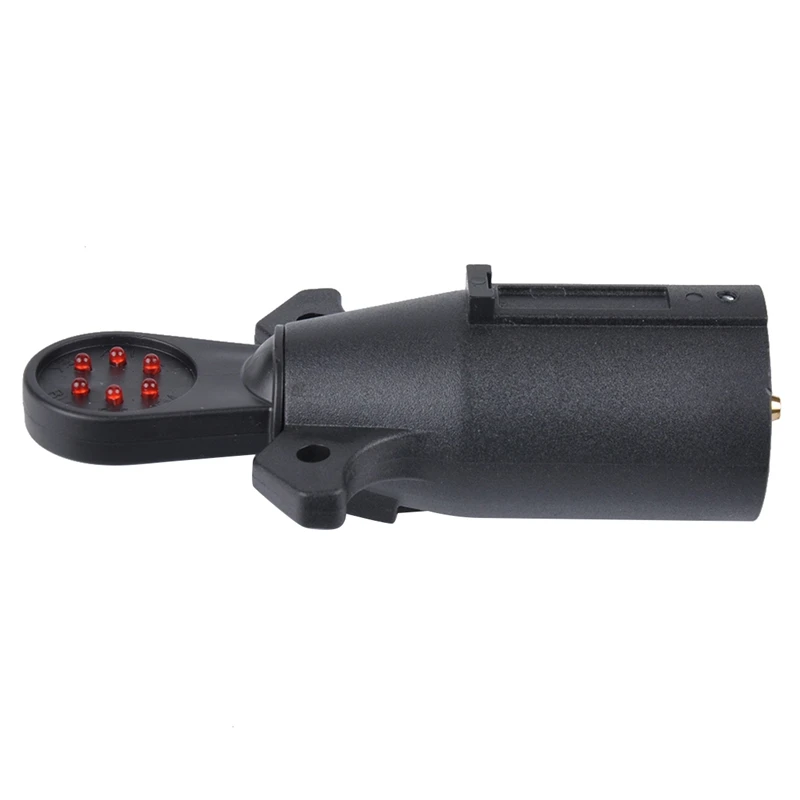 7-Way Rv светодиодный тестер разъема прицепа проводной проводки сцепного