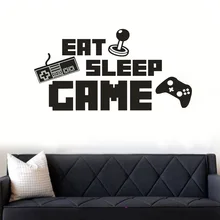 Shi Kai Лидер продаж игровой контроллер Eat Sleep игра настенные наклейки украшение для дома из ПВХ клейкая бумага X2506