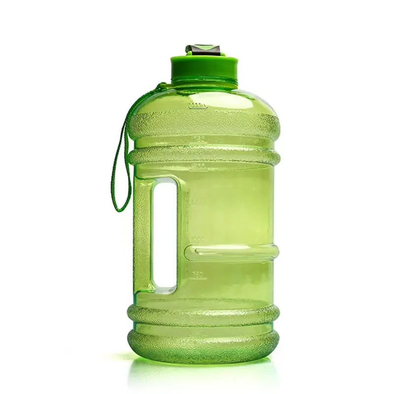 Green Upspirit 2.2L пластик большой емкости чайник питьевой воды бутылка в форме гантели Портативный Спорт на открытом воздухе путешествия Протеин шейкер посуда для напитков - Цвет: Green