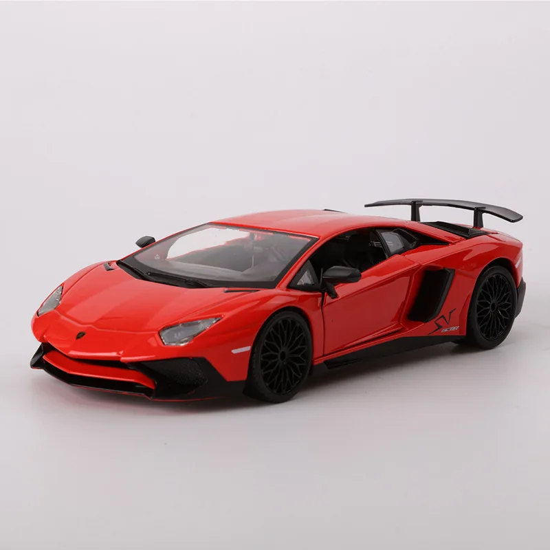 

Lamborghini Lp750 Sports car 1/24 Alloy Diecast Model Cars Decoration Static Simulation Miniature Metal Mini Car Collection Toys